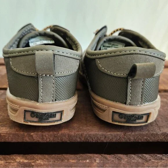 Osh Kosh B'Gosh Green Slip-on Shoes Little Boys 8 - Picture 3 of 8